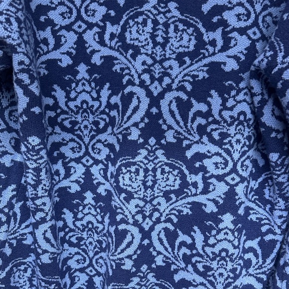 Attitudes by Renee Navy and Light Blue Cardigan - Picture 7 of 10